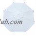 7 ft Platinum Heavy Duty Beach Umbrella with Reinforced Fiberglass Ribs, Carry Bag, Accessory Hanging Hook, UPF100   